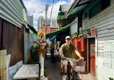 Bangkok Bike Tour — Hidden Thonburi Backstreets.