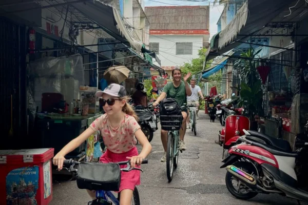 Bangkok Bike Tour — Hidden Thonburi Backstreets.