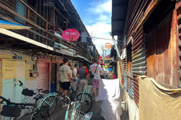 Bangkok Bike Tour — Hidden Thonburi Backstreets.
